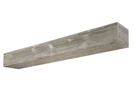 Rustic Wood Fireplace Mantel, Wall-Mounted & Floating Shelf For Home Decor