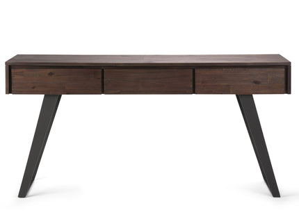 Lowry - Desk - Distressed Charcoal Brown