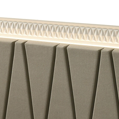 Stanley - Bed With LED Upholstered Headboard