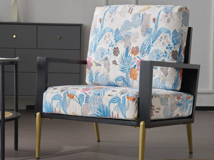 Modern Armchair With Solid Wood Frame