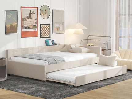 Platform Bed With USB Ports