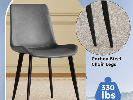 Modern Dining Chairs Ergonomic Design For Kitchen (Set of 4)