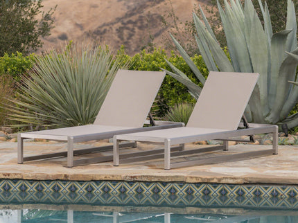 Chaise Lounge With 5 Reclining Positions, Outdoor Patio Lounge Chairs