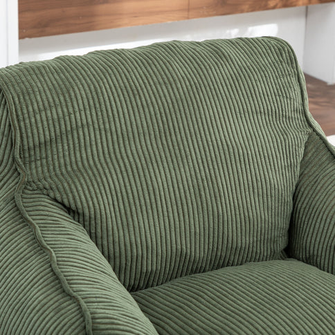 Comfy Bean Bag Chair With Filler, Fluffy And Cozy Seating