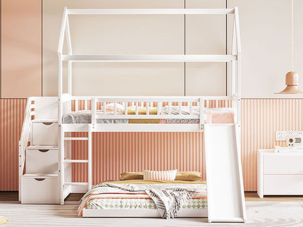 House Bunk Bed With Slide