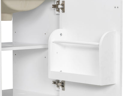 Bathroom Vanity With Sink, Soft Close Door, Adjustable U-Shaped Shelf