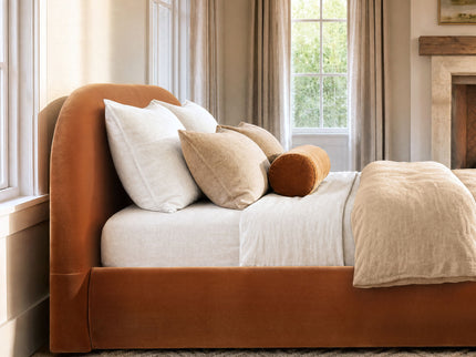 Archie Puffy Grounded - Upholstered Platform Bed