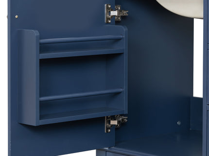 Freestanding Bathroom Vanity With Sink, Soft Close Door, 3 Drawers