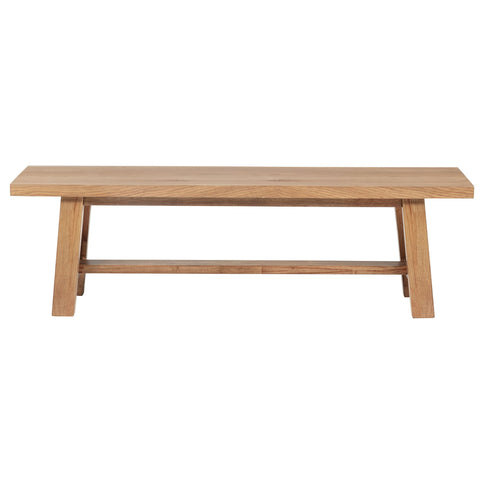 6 Piece Extension Leaf Dining Set With Expandable Table, Spindle Back Chairs And Bench - Natural