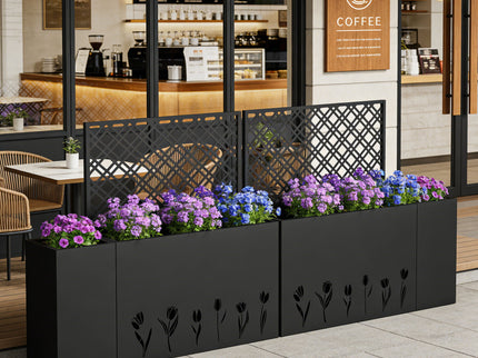 Tall Planter Raised Garden Bed With Trellis