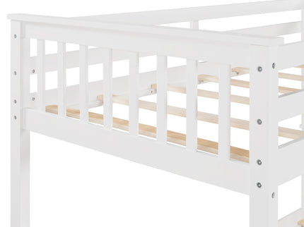 Bunk Bed With Ladders And 2 Storage Drawers
