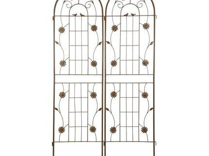 Metal Garden Trellis Rustproof Trellis For Climbing Plant Outdoor Flower Support