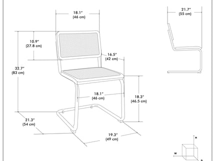Madalyn - Dining Chair (Set of 2) - Brown