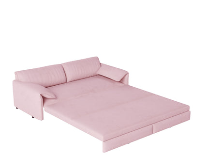 Queen Pull Out Sofa Bed With Side Storage