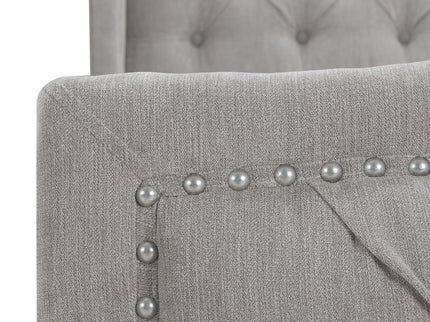 Marcella - Upholstered Shelter Headboard Bed Set