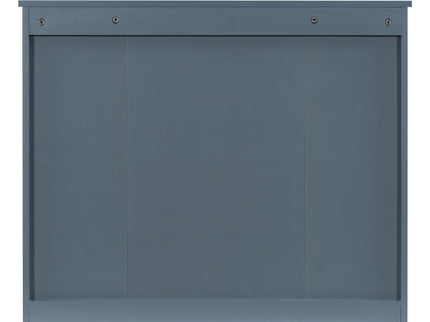 Wall Mounted Bathroom Storage Cabinet With Mirror, Cabinet With 6 Open Shelves And Adjustable Interior