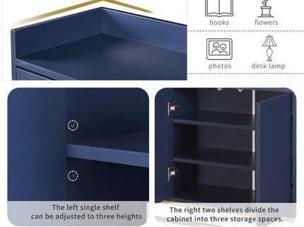 Modern Sideboard Elegant Buffet Cabinet With Large Storage Space For Dining Room, Entryway