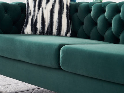 Chesterfield - Modern Tufted Living Room Sofa, 84.25''W Couch