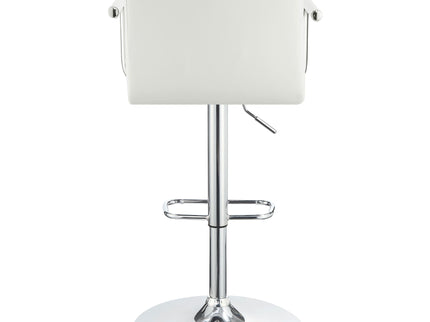 Letitia - Adjustable Height Bar Stool - White