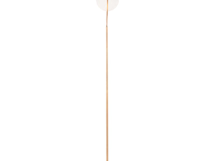 Moon - Contemporary Floor Lamp - Gold / Frosted