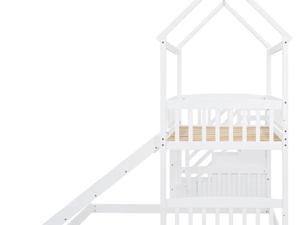 House Bunk Bed With Slide