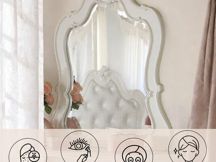 Edalene - Mirror - Pearl White