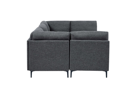 Upholstered Modular Sectional & Tall Legs