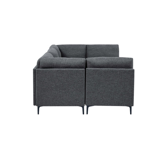 Upholstered Modular Sectional & Tall Legs