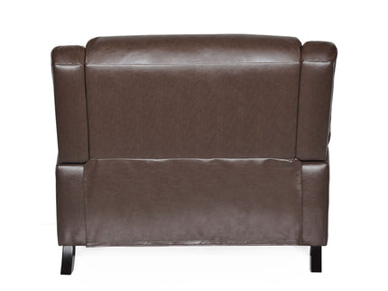 Tufted Design Wide Manual Recliner Chair