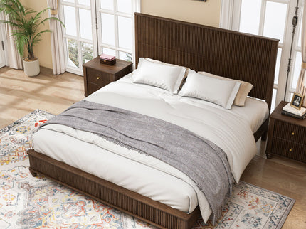 3 Piece Bedroom Set With Bed And 2 Nightstands