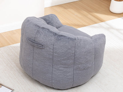 Beanbag Chair, Beanbag Sofa Chair With Armrests Stuffed High Density Foam