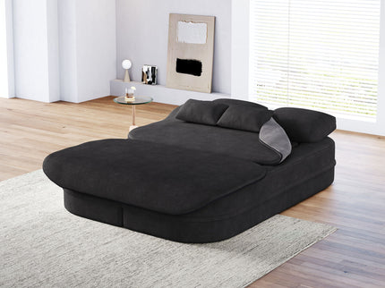 2 In 1 Foldable Sofa Bed With Multi Functional Blanket, Floor Lounge Sofa