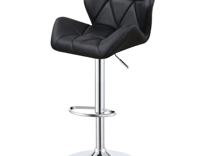 Adjustable Bar Stool With Height-Adjustable Base (Set of 2)