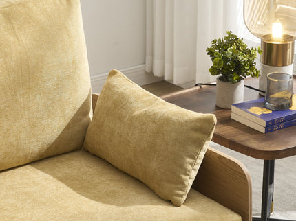 Mid Century Modern Foldable Sofa Bed, 3 In 1 Convertible Sleeper With 3 Pillows