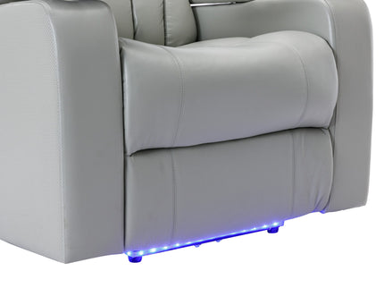 Power Motion Recliner Electric Power Recliner With USB Charging Port, Hidden Arm Storage, Convenient Cup Holder And tooth Speaker
