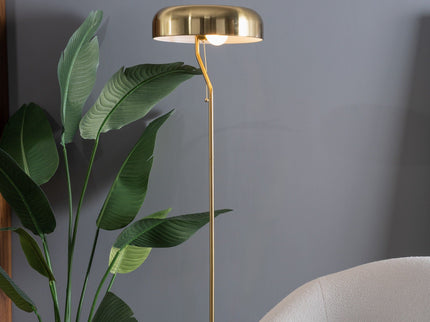 Spectra - Tall Corner Floor Lamp For Living Room - Gold