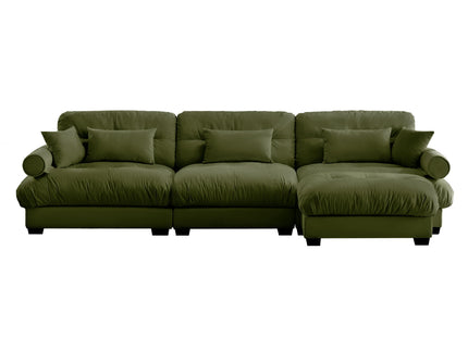 Super Comfort Oversized Modular Sectional Sofa With Movable Ottoman