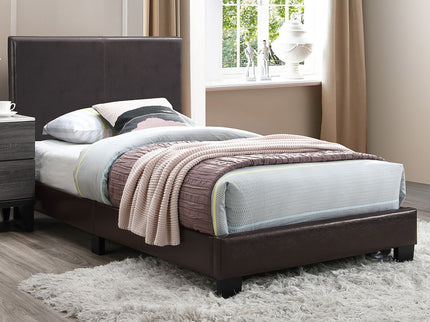 Upholstered Bed With Adjustable Headboard