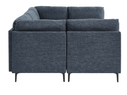 Upholstered Modular Sectional & Tall Legs