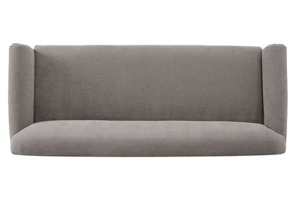 Loveseat Sofa With Rolled Arm For Living Room - Brown