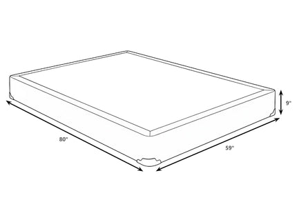 Standard Box Spring Foundation With Handcrafted Slat Support And Kara-Guard Padding