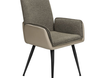 Dining Chair For Kitchen (Set of 2) - Brown / Gray