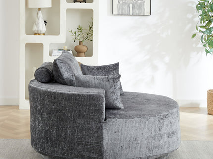 Swivel Chair With Rotating Base For Living Room