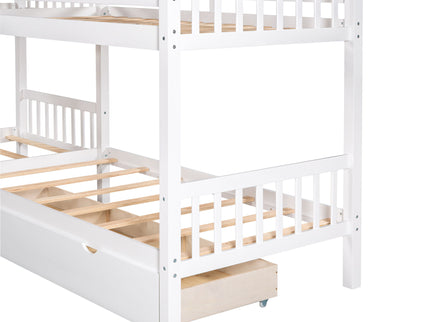 L Shaped Bunk Bed With Drawers