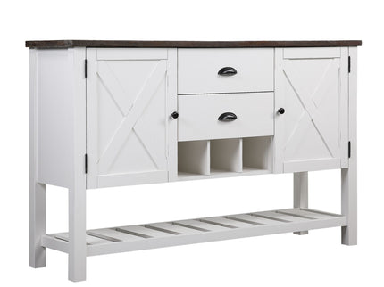 2 Drawer Server - Brown