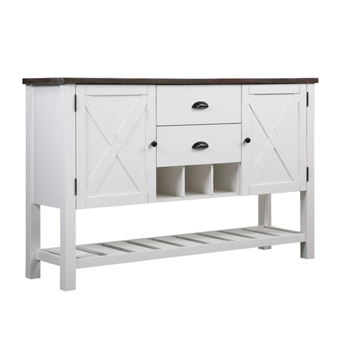 2 Drawer Server - Brown