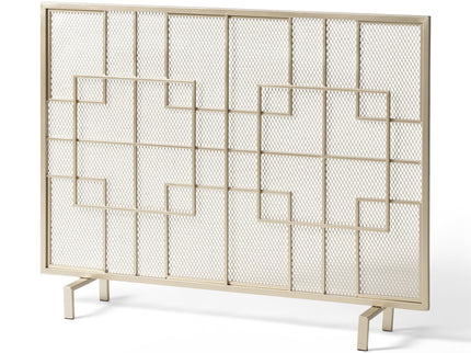 Dorothy - Modern Single Panel Iron Fire Screen