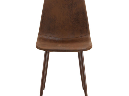 (Set of 4) Backrest AndTransfer Legs Chairs Adding A Touch Of Elegance To Minimalist And Scandinavian Style Homes - Walnut