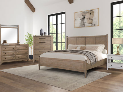 Transitional Style Lo-Post Bed