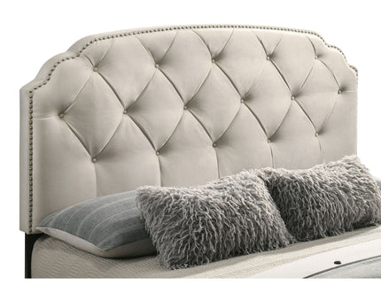 4 Drawer Upholstered Storage Bed With Button Tufting